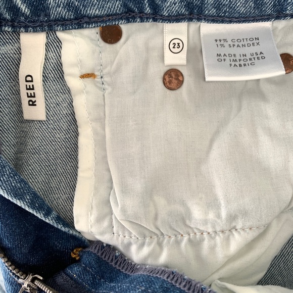 GRLFRND Acid Wash Straight Leg Jeans - Picture 7 of 9